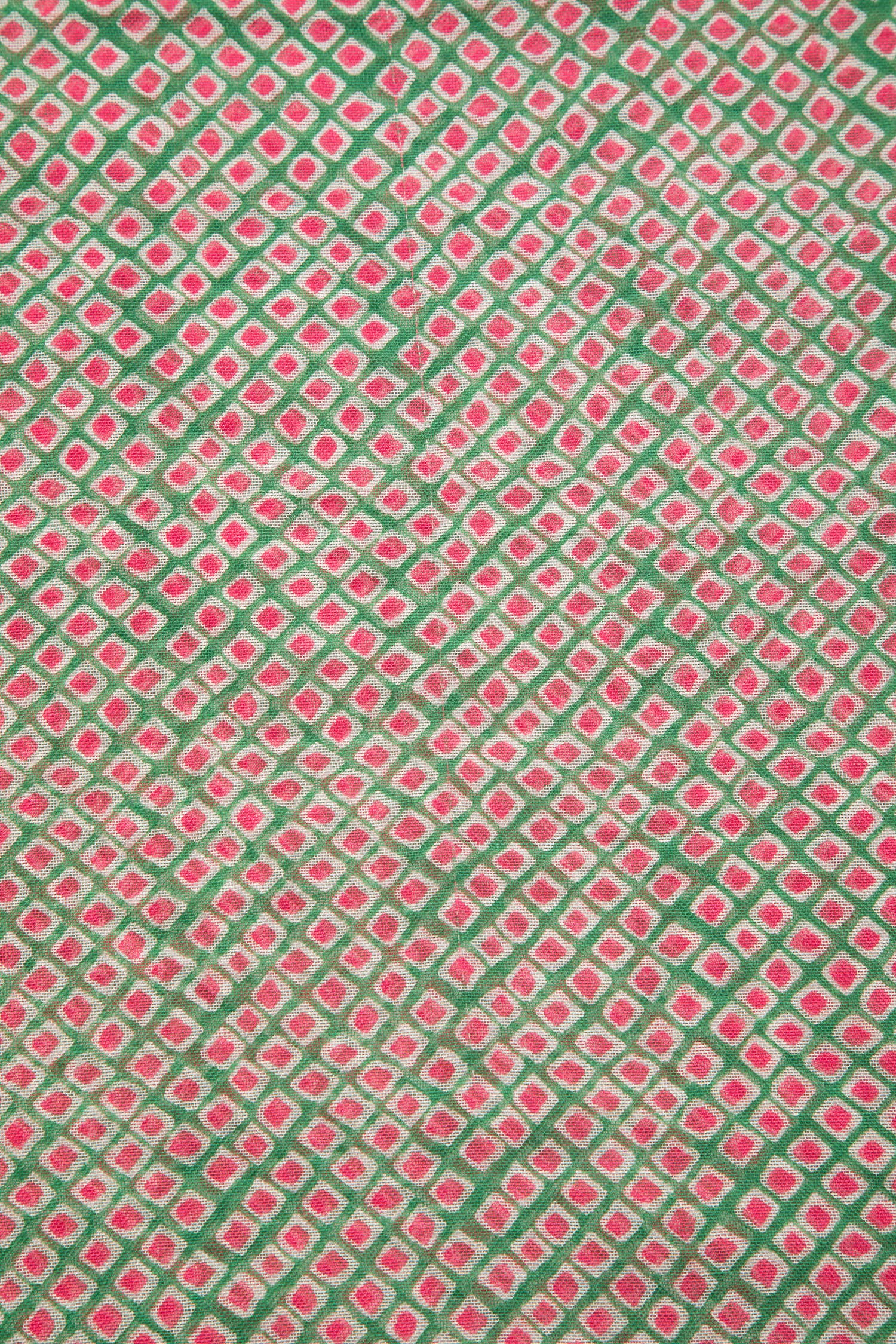 Sciarpa stampata geometrica in lana e modal