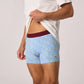 Boxer in cotone biologico con fantasia barche a vela