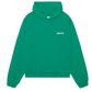 Felpa con cappuccio verde opale
