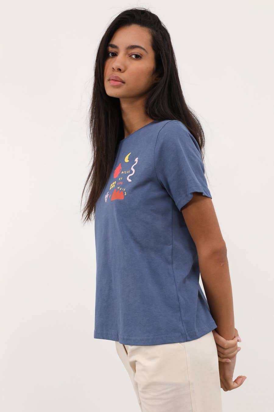 T-shirt Taha con stampa ispirata a Le mille e una notte