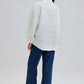 Bomber in pizzo floreale
