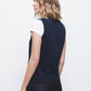 Gilet in maglia con scollo a V