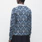 Maglione jacquard in maglia con motivo geometrico