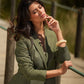 Blazer in lino misto rayon