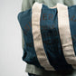 Borsa aviator blu in cotone