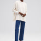 Tunica in maglia oversize con spalle scese