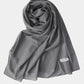 Scialle in chiffon grigio