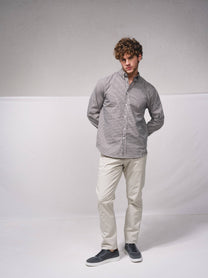 Camicia classica a quadretti in cotone