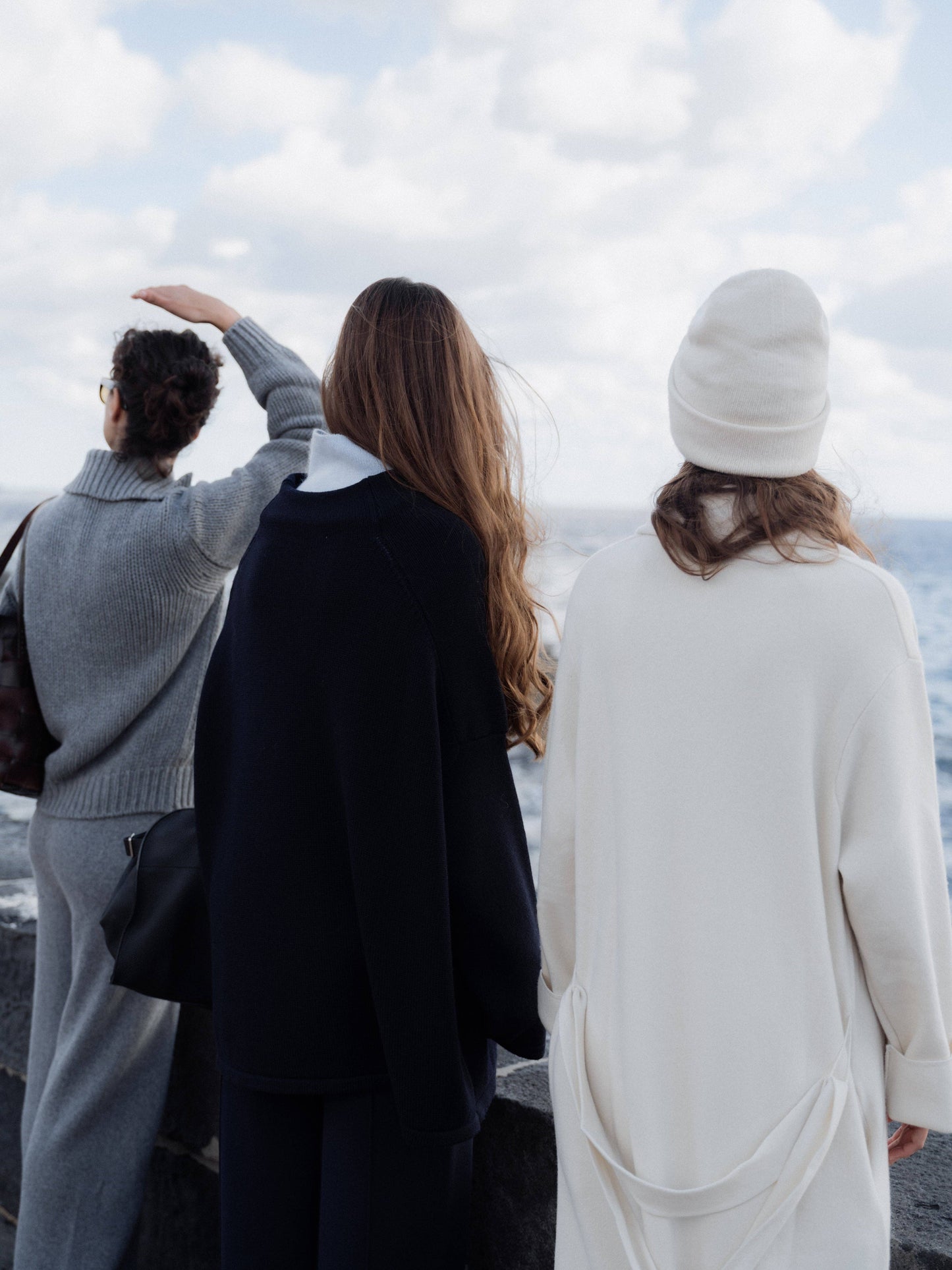 Cappotto maxi in misto cashmere con cintura