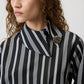 Camicia a righe con glitter