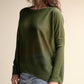 Maglione maxi con scollo a barca glitter 3D