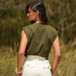 T-shirt girocollo in cotone 100%