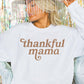 Felpa oversize “Thankful Mama”