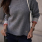 Maglione girocollo in maglia morbida