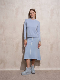 Maglione in maglia girocollo da donna