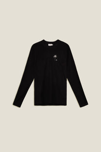T-shirt uomo a maniche lunghe Garden in cotone biologico