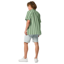 Camicia da piscina oversize a righe verdi