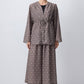 Set kimono e pantaloni culotte a fantasia