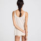 Top in lino Synne grigio antico