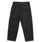 Pantaloni chino neri relaxed fit con pinces