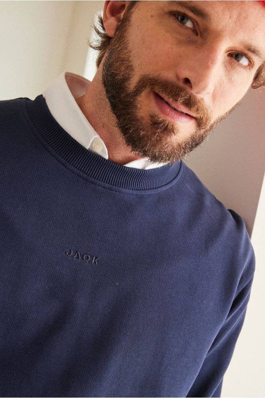 Felpa Marcel blu marine