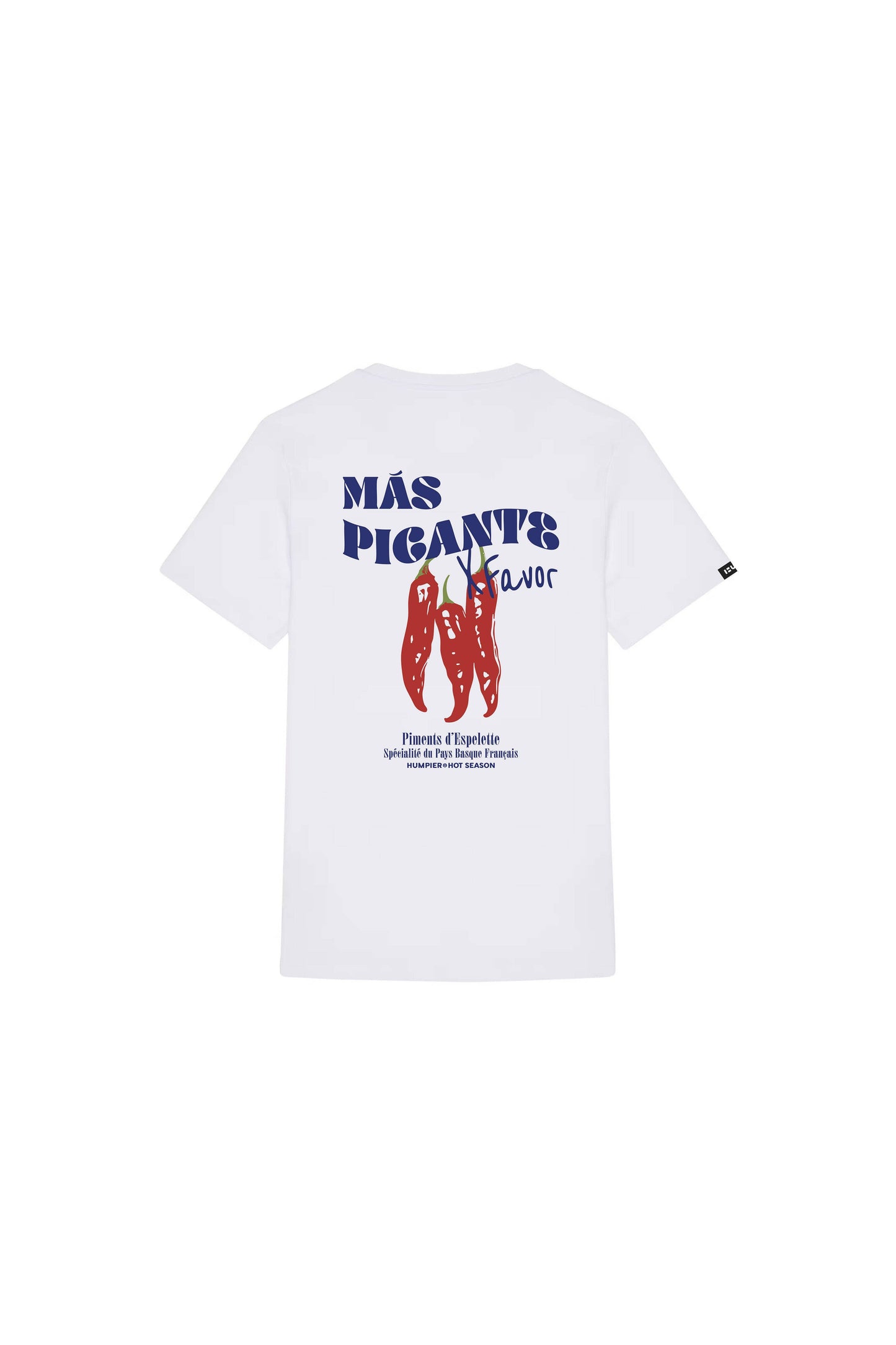 T-shirt in cotone biologico con stampa peperoncini
