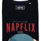 T-shirt Napflix in cotone biologico con grafica divertente