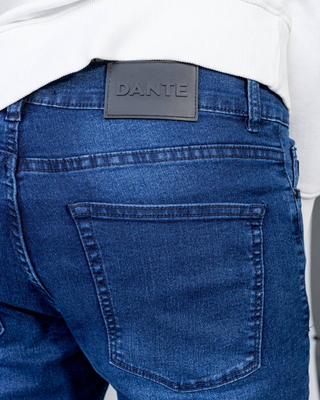 Jeans blu elasticizzati da uomo Dante