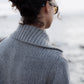 Cardigan chunky in misto cashmere