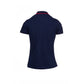 Polo donna in cotone con ricami a stelline