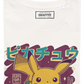 T-shirt grafica Pikachu Ramen in cotone biologico