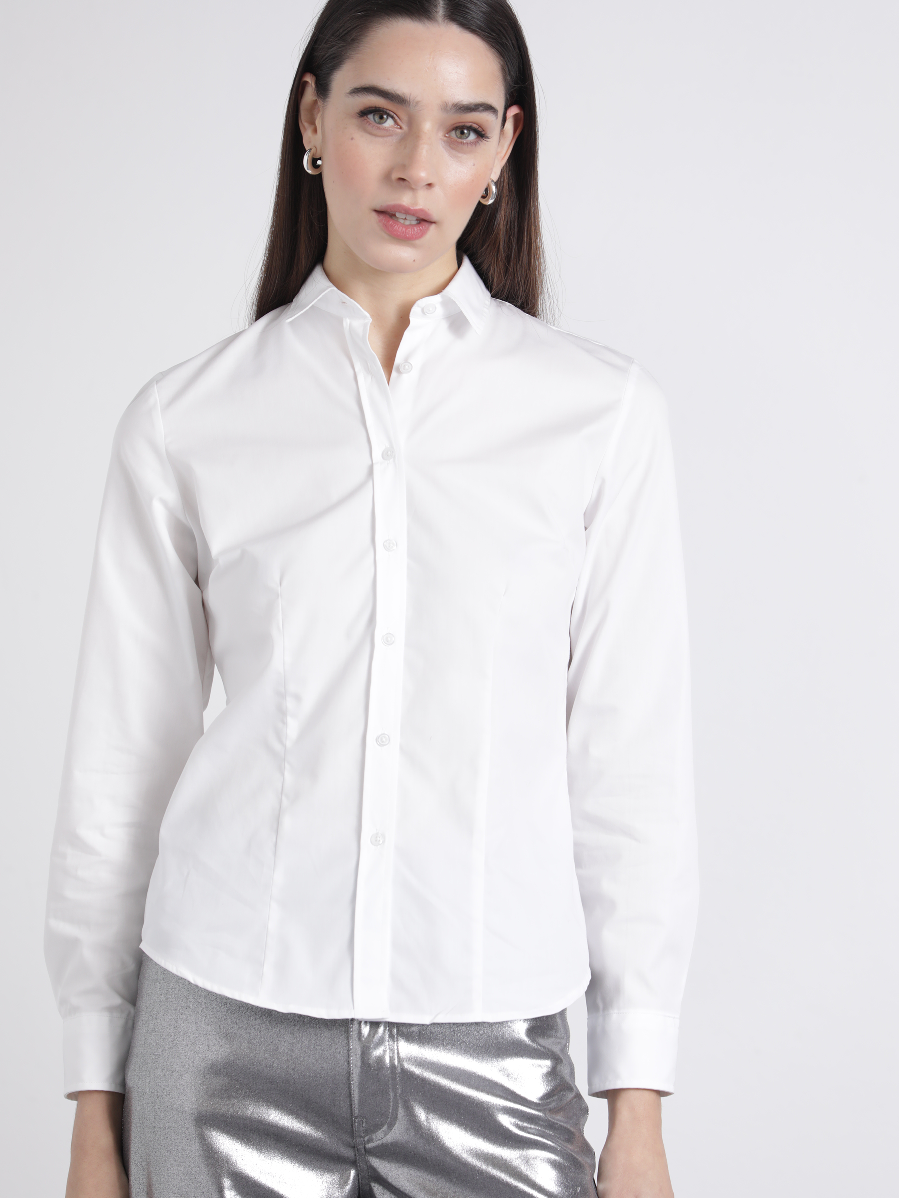 Camicia slim fit in cotone
