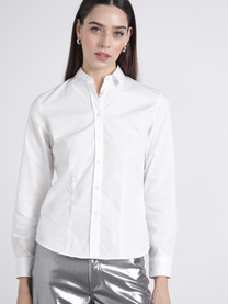 Camicia slim fit in cotone