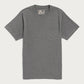 T-shirt riciclata con taschino grigio mélange