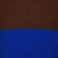 Maglione a maglia bicolore con finiture a coste