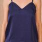Top in raso con pizzo Faro