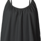 Top Annie nero in cotone biologico