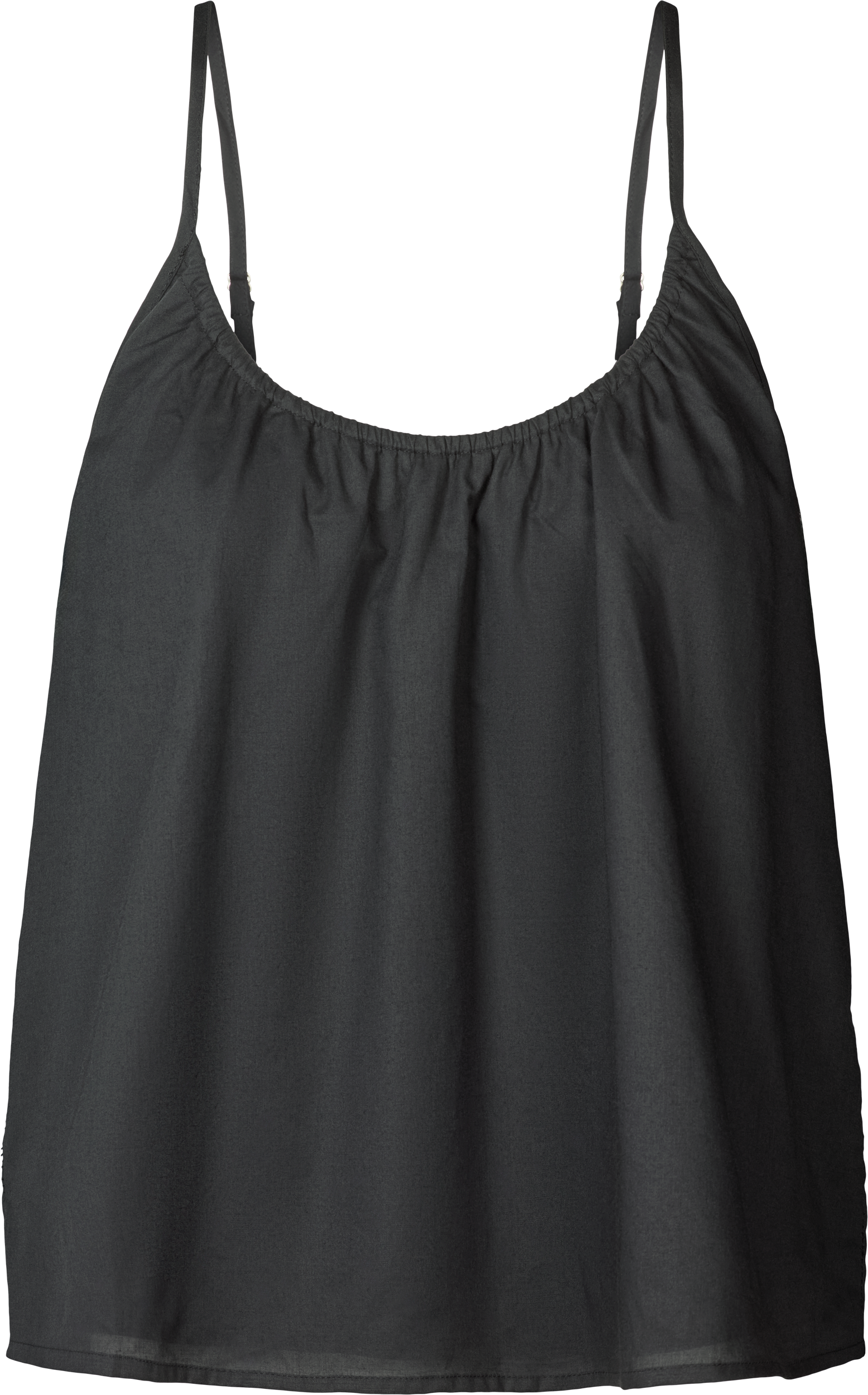 Top Annie nero in cotone biologico