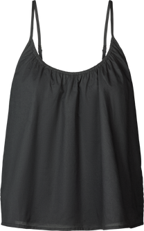 Top Annie nero in cotone biologico