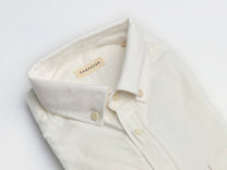 Camicia in flanella bianca Populus