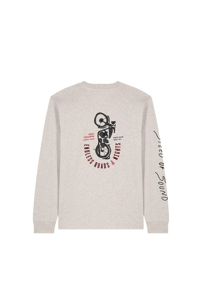 T-shirt a maniche lunghe Speed of Sound in cotone organico