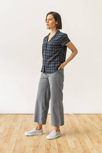 Camicia Innes a quadri spigati Crepuscolo