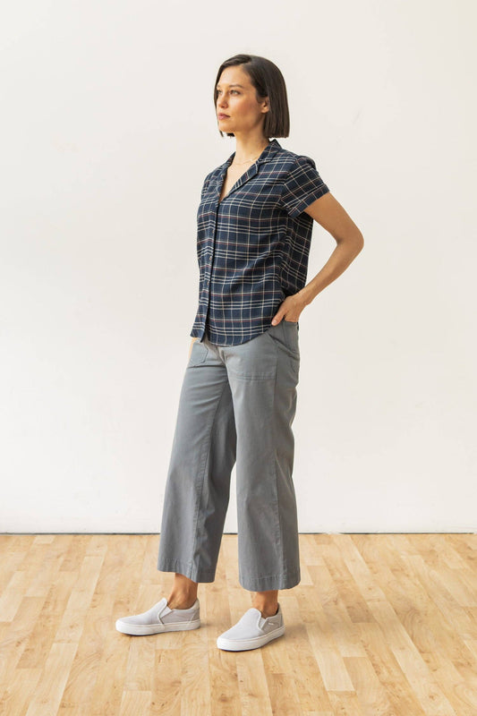 Camicia Innes a quadri spigati Crepuscolo