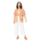 Kimono estivo boho in cotone a maniche corte