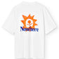 T-shirt Sunrise in cotone biologico con stampa logo