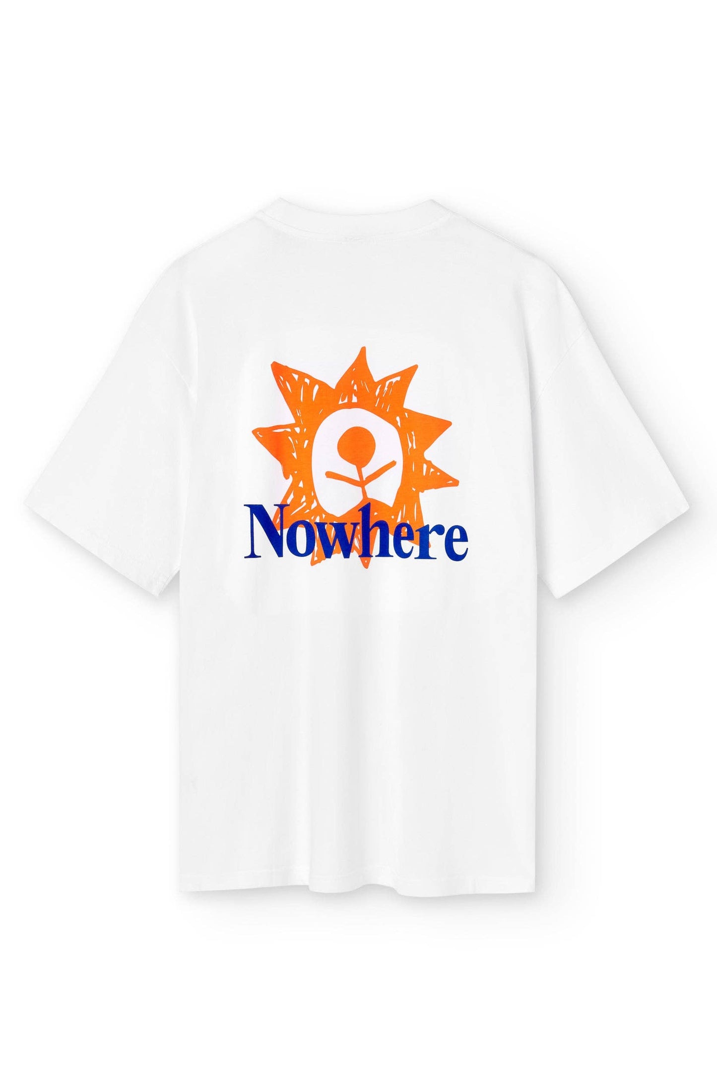 T-shirt Sunrise in cotone biologico con stampa logo