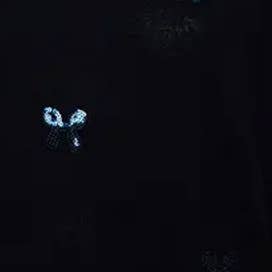 Felpa ricamata con fiocchi