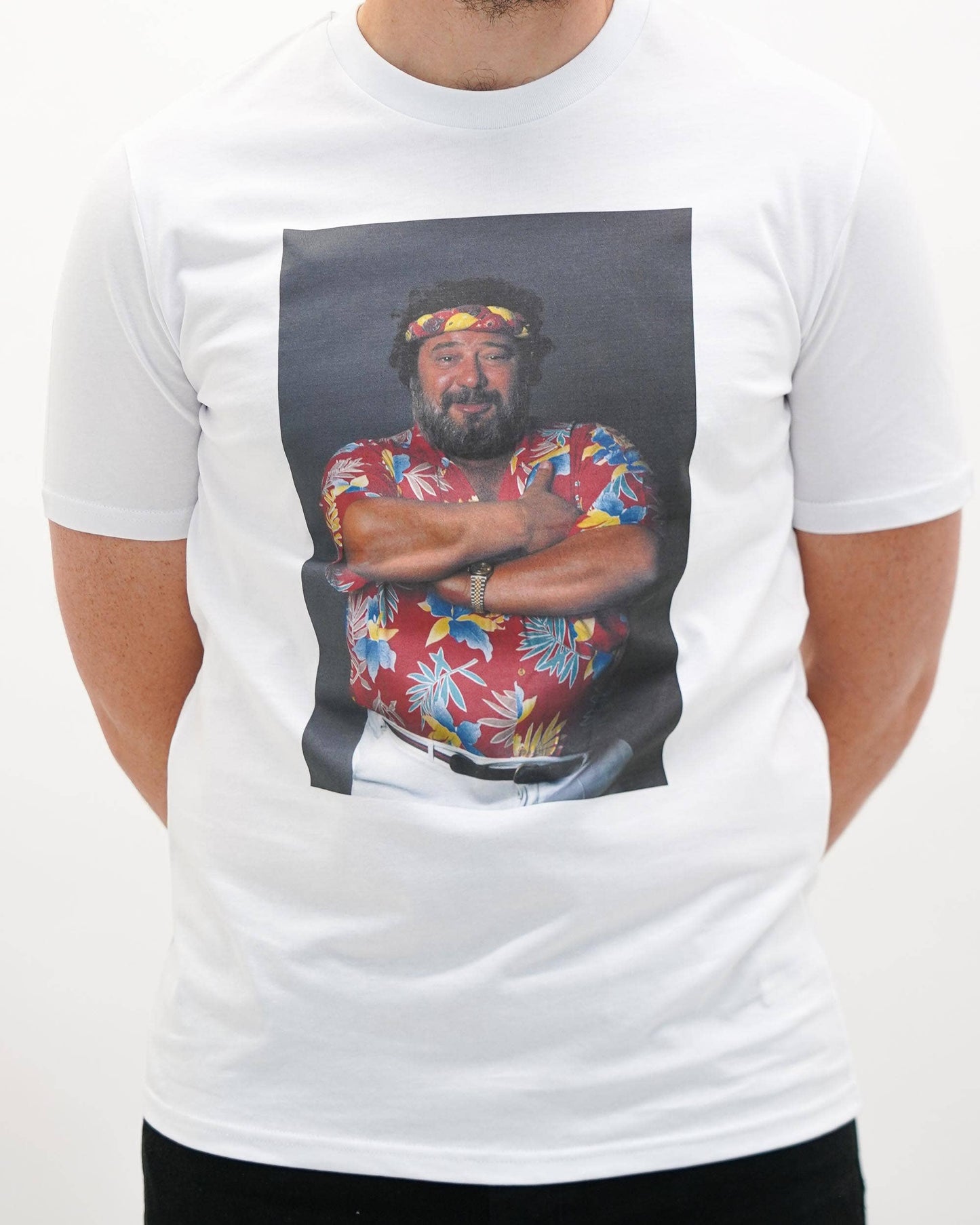 T-shirt unisex in cotone biologico con stampa fotografica divertente