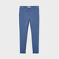 Pantaloni chino uomo blu ghiaccio in cotone
