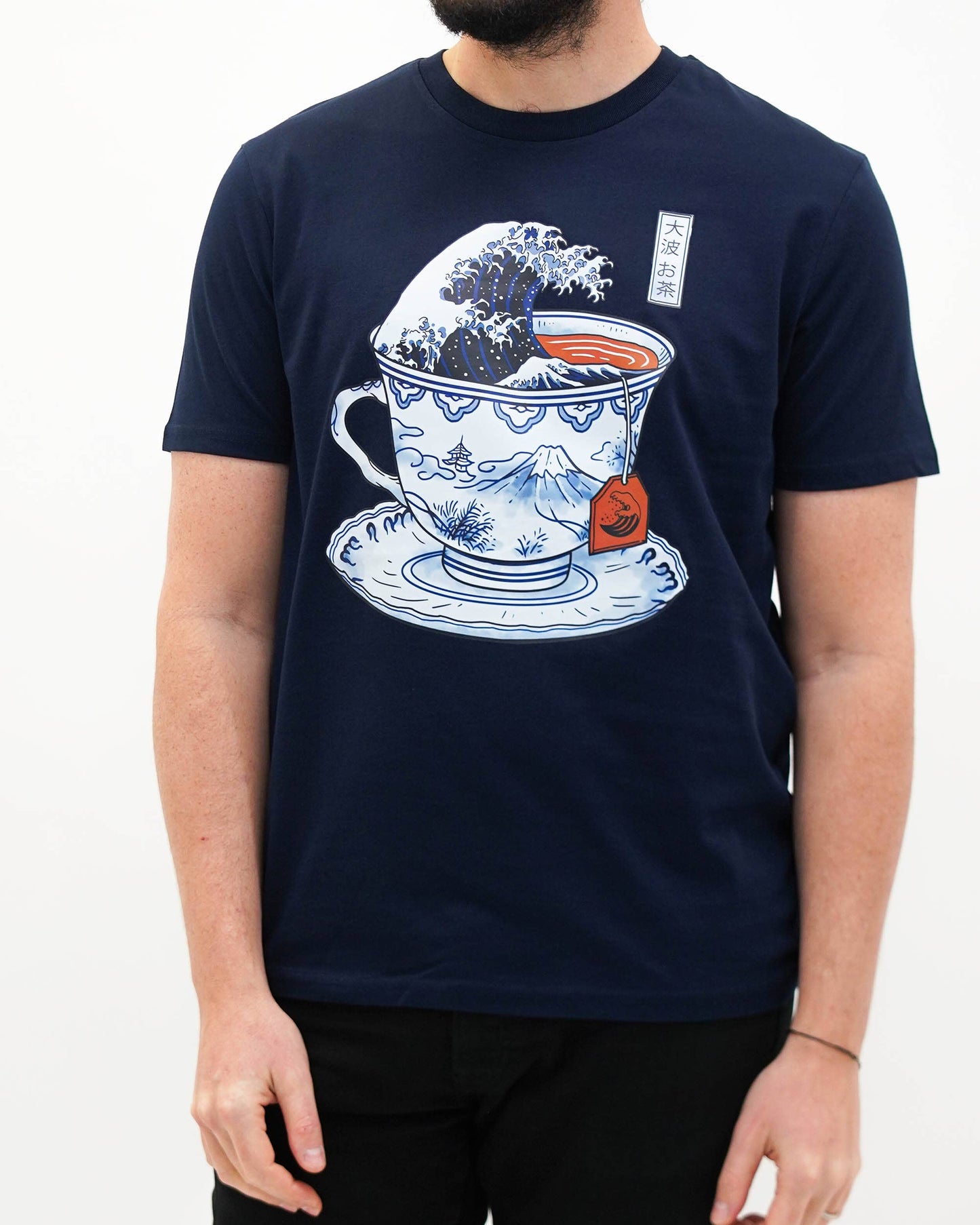 T-shirt vintage giapponese Kanagawa Tea